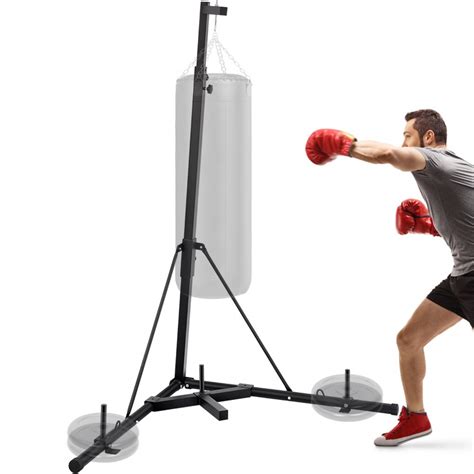 metal stand for boxing bag|free standing boxing bag stand.